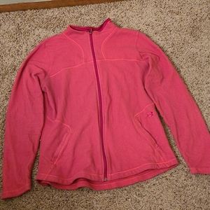 🔥 Pink Under Armor zip up jacket